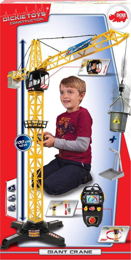 "Dickie Toys Giant Crane 100cm with Accessories" 
"Dickie Toys Giant Crane 100cm with Accessories"