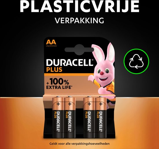 "24 Duracell Plus AA Alkaline Batteries"