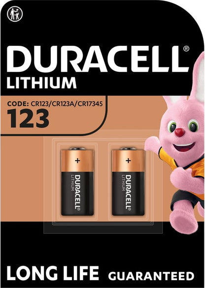 Duracell Ultra Photo CR123A Batteries - Pack of 2

Duracell Ultra Photo CR123A