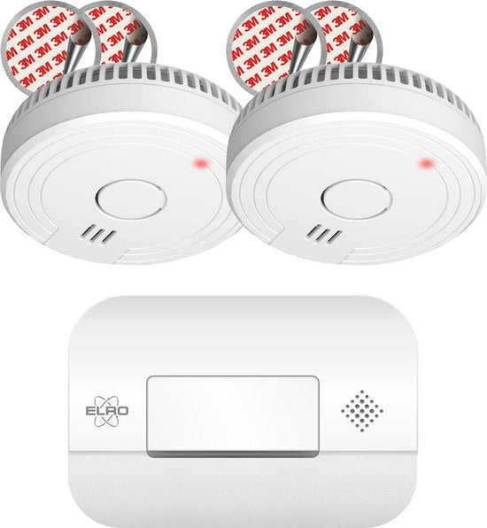 ELRO FF1840 Fire Prevention Set - 2x Smoke Detector 5 Year Battery with Magnetic Mounting & Carbon Monoxide Detector with 10 Year Sensor

ELRO FF1840 Fire Prevention Set 2x Smoke Detector 5 Year Battery with Magnetic Mounting & Carbon Monoxide Detector with 10 Year Sensor