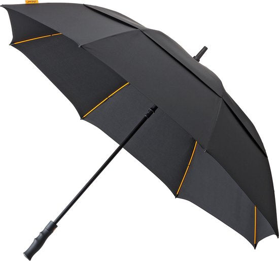 Falcone - Premium Windproof Golf Umbrella - 130 cm - Black