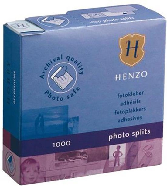 Photo stickers - Henzo - Adhesive strips - 1000 pieces - Transparent
