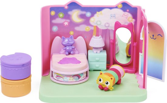 Gabby's Dollhouse - Pillow Cat's Dreamy Bedroom Playset