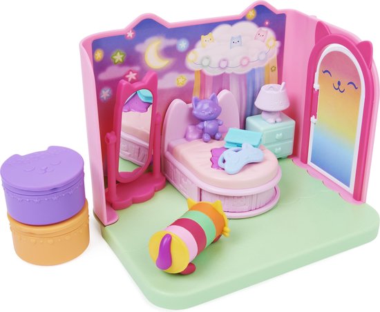 Gabby's Dollhouse - Pillow Cat's Dreamy Bedroom Playset