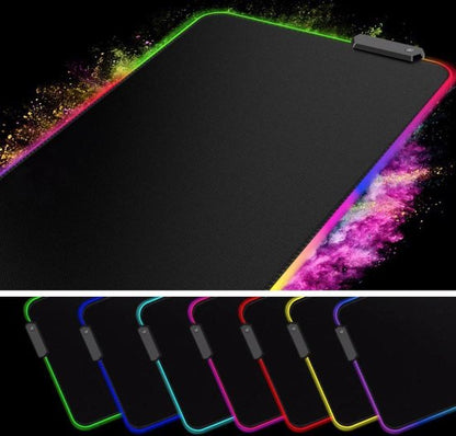 Extra Large Gaming Mousepad with RGB LED Lighting and Anti-Slip