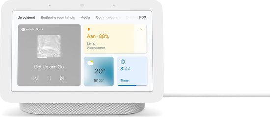 "Google Nest Hub (2nd Gen) - Smart Home Control in Chalk"