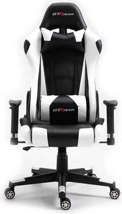 GTRacer Pro Gaming Chair - Ergonomic Office Chair - Adjustable - Black/White

GTRacer Pro Gaming Chair