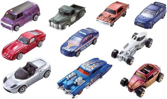 Ultimate Hot Wheels Collection - Set of 10 Diverse Toy Cars