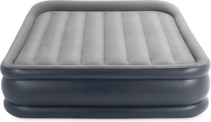 "Intex Queen Deluxe Pillow Rest Luchtbed met ingebouwde pomp - 203x152x42 cm" kan worden herschreven als "Comfortabel Intex Queen Deluxe Pillow Rest Luchtbed met ingebouwde pomp - 203x152x42 cm".

De Engelse productnaam zonder leestekens eromheen is "Intex Queen Deluxe Pillow Rest Airbed with Built-in Pump - 203x152x42 cm".