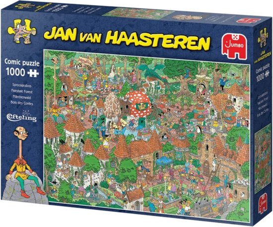 Jan van Haasteren Efteling Sprookjesbos Puzzel - 1000 stukjes

English product name: Jan van Haasteren Efteling Fairy Tale Forest Puzzle - 1000 pieces