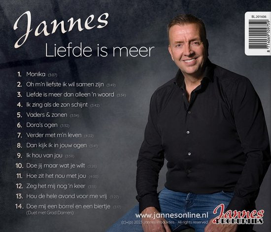 Jannes - Liefde Is Meer (CD) -> Jannes - Love Is More (CD)