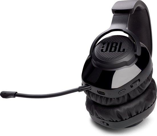 Natuurlijk! Hier is een herschreven versie van de titel in het Engels:

**"JBL Quantum 350 Wireless Gaming Headset - Immersive Over-Ear Sound - Compatible with PS4/PS5, PC & Nintendo Switch - Sleek Black Design"**

Deze titel benadrukt de draadloze functionaliteit, het meeslepende geluid, en de compatibiliteit met meerdere platforms, terwijl het ook de stijlvolle zwarte kleur benadrukt.