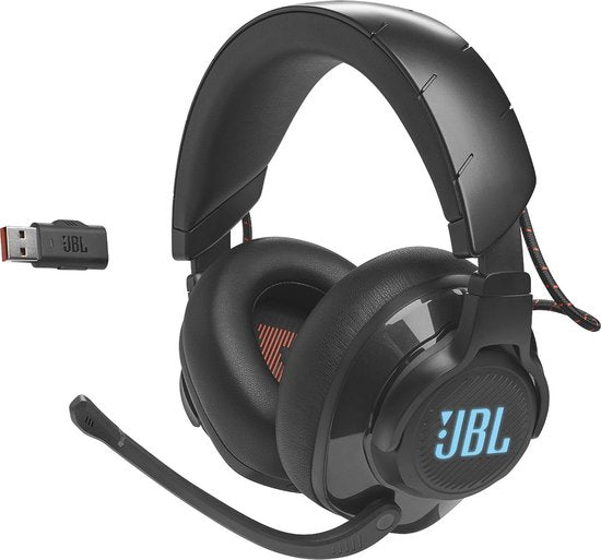 JBL Quantum 610 Wireless Gaming Headset - Immersive Over-Ear Sound - Multi-Platform Compatibility (PS4/PS5, Xbox, PC, Switch) - Sleek Black