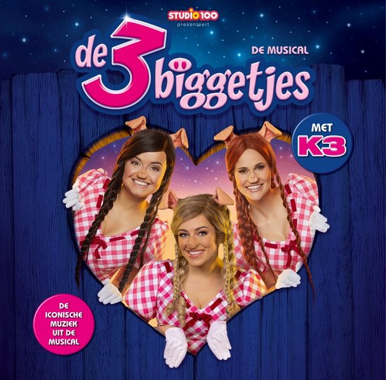 K3 - De 3 Biggetjes De Musical (CD) -> K3 - The 3 Little Pigs The Musical CD

English product name: K3 - The 3 Little Pigs The Musical CD
