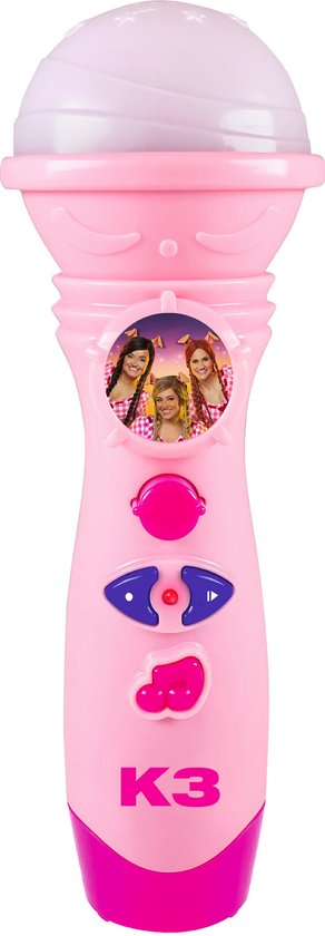 K3 Toy Microphone - Record Your Voice with The 3 Little Pigs - Includes 4 K3 Songs