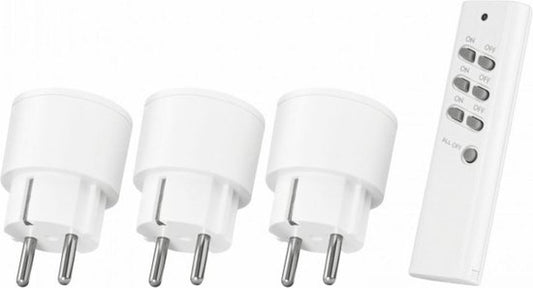 KlikAanKlikUit Startset - 3 Schakelaars met Afstandsbediening - APC3-2300R - Alleen geschikt voor Nederland
"KlikAanKlikUit Startset - 3 Schakelaars met Afstandsbediening - APC3-2300R - Only suitable for the Netherlands"
Engelse productnaam: KlikAanKlikUit Startset 3 Switches with Remote Control APC3-2300R