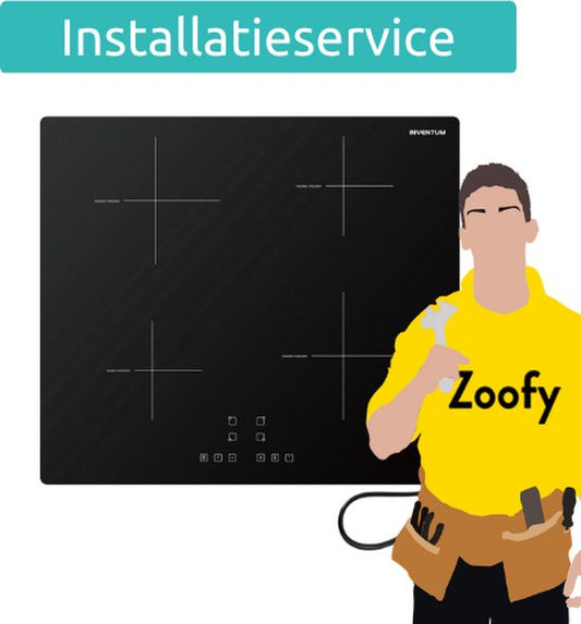 "Snelle installatie van kookplaat - Geregeld door Zoofy in samenwerking met Bol - Afspraak binnen 1 werkdag"

Productnaam in het Engels: "Cooktop"