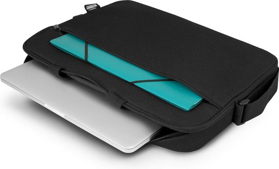 "Stijlvolle zwarte laptoptas - Urban Factory TLS14UF - Geschikt voor 14 inch laptops - Met handvat en schouderriem"

Productnaam in het Engels: Urban Factory TLS14UF Laptop Bag