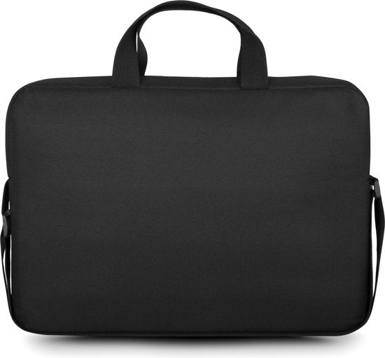 Urban Factory 14" Black Laptop Bag - Sleek Design with Handle & Shoulder Strap