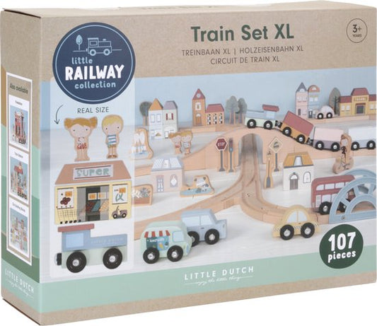 Ultimate Little Dutch Train Set XL - Premium FSC Starter Kit