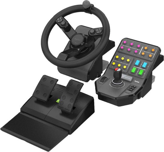 Logitech G Saitek - Farming Simulator Controller - Heavy Equipment bundle - PC & Mac - Black