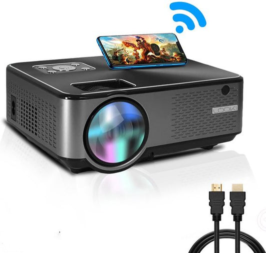 Looki Beamer X - Full-HD 6500 Lumens - WiFi Streaming - Portable Mini Projector - Black