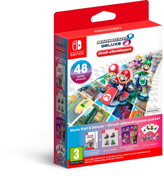 Mario Kart 8 Deluxe Circuit Expansion Pass Package with Goodies - Game Expansion - Nintendo Switch Download

Product Name in English: Mario Kart 8 Deluxe Circuit Expansion Pass Package