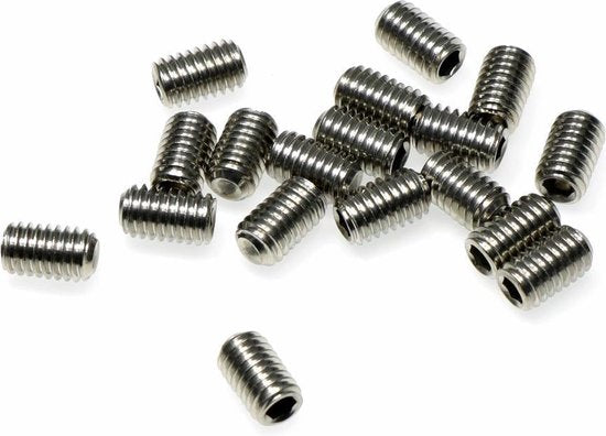 "Set of 200 MMOBIEL DIN916 Stainless Steel M3 M4 M5 M6 M8 Hex Key Screws"