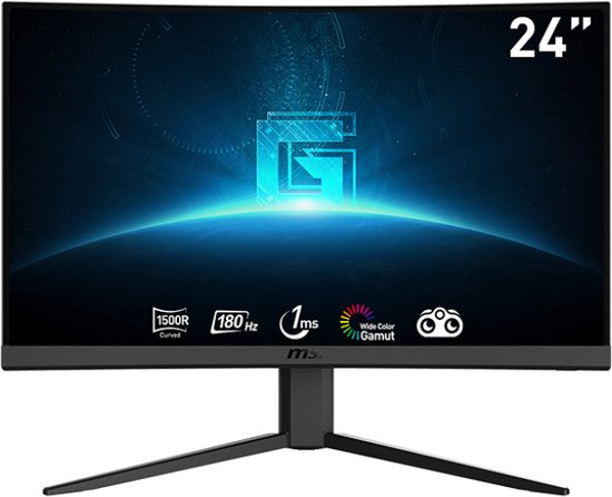 MSI G24C4 E2 - Full HD Curved Gaming Monitor - 180hz - 24 inch

Translation: MSI G24C4 E2 - Full HD Curved Gaming Monitor - 180hz - 24 inch