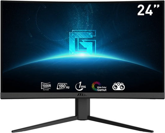 MSI G24C4 E2 - 24" Full HD Curved Gaming Monitor - 180Hz Ultra-Smooth Display