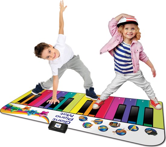 N-GEAR Piano Dance Mat XXL - Interactive Playmat - 42 x 180 cm