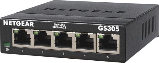 "Netgear GS305 - 5-Port Unmanaged Network Switch"