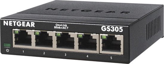 High-Performance Netgear GS305 - 5-Port Unmanaged Network Switch