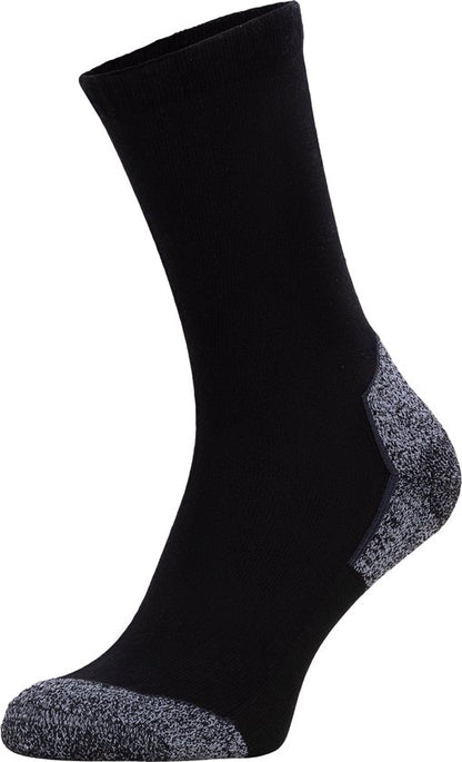 NOMAD® 3-Pack Seamless Hiking Socks | Organic Cotton | Anti-Odor | Medium Cushion | Unisex | Size 39-42 | Black