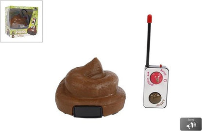 Remote-Controlled Poop Toy - 14cm Brown - Fun & Hilarious RC Prank Gadget