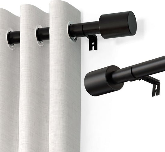 Uitschuifbare Noswo Gordijnroede - 143 tot 213 cm - Metaal - Zwart

English product name: Extendable Noswo Curtain Rod