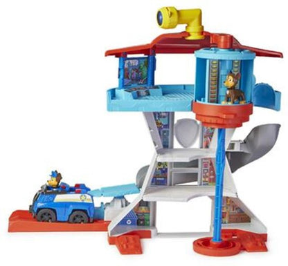 PAW Patrol Lookout Tower Playset - Includes 2 Chase Action Figures and Police Car