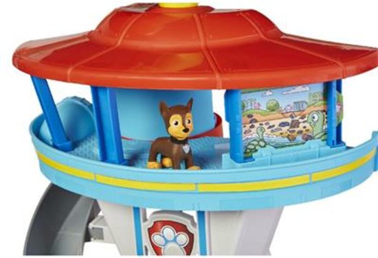 PAW Patrol Lookout Tower Playset - Includes 2 Chase Action Figures and Police Car