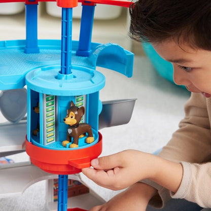 PAW Patrol Lookout Tower Playset - Includes 2 Chase Action Figures and Police Car