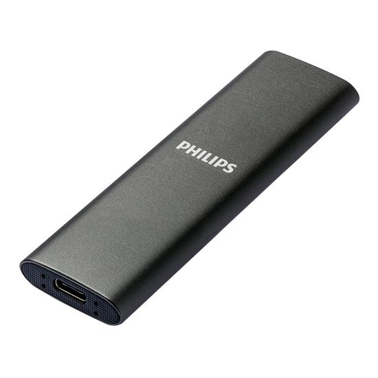 "Philips Portable External SSD 2TB - Ultra Speed USB-C & USB A 3.2 - Read Speed 550MB/s - Write Speed 520MB/s - Compatible with Windows, Mac, Android, and Game Consoles"

Product Name in English: Philips Portable External SSD 2TB