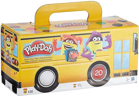 "20 Potjes Play-Doh Super Color Pack Klei" 

"Play-Doh Super Color Pack Clay - 20 Pots"