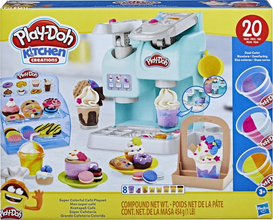 "Super Kleurrijk Café van Play-Doh - Klei Speelset" 

"Play-Doh Super Colorful Café - Clay Playset"