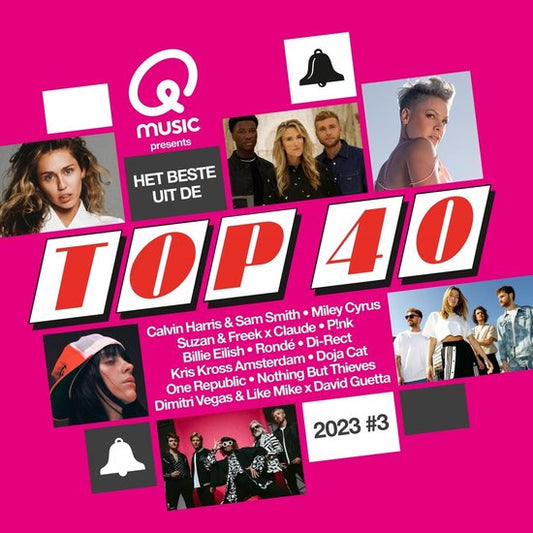 "Best of Top 40 2023#3 (CD) - Presented by QMusic"

Productnaam in het Engels: "Best of Top 40 2023#3 CD"