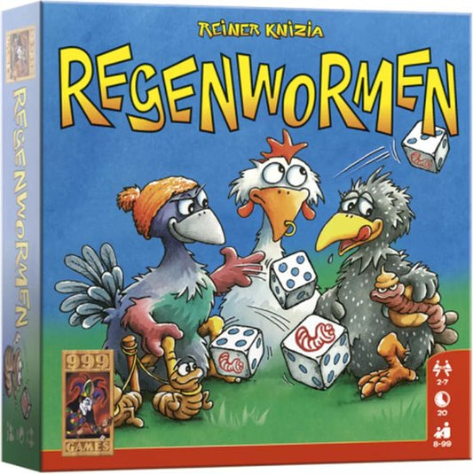 "Dobbelspel met Regenwormen" 
"Worm Dice Game"