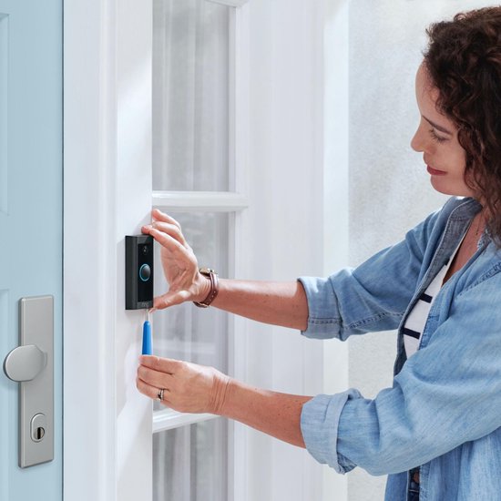 Ring Video Doorbell Wired - Smart Doorbell - Wired - Black