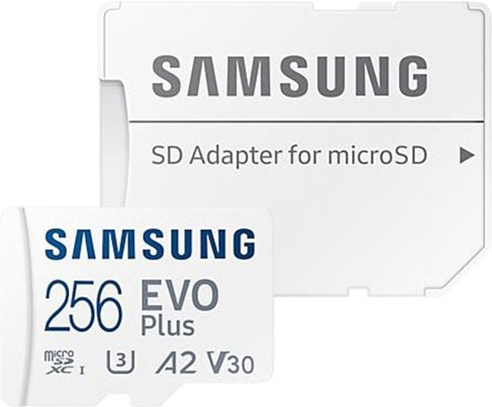 Samsung EVO Plus Micro SD Card with SD Adapter - 256GB - 130 MB/s

Samsung EVO Plus Micro SD Card 256GB