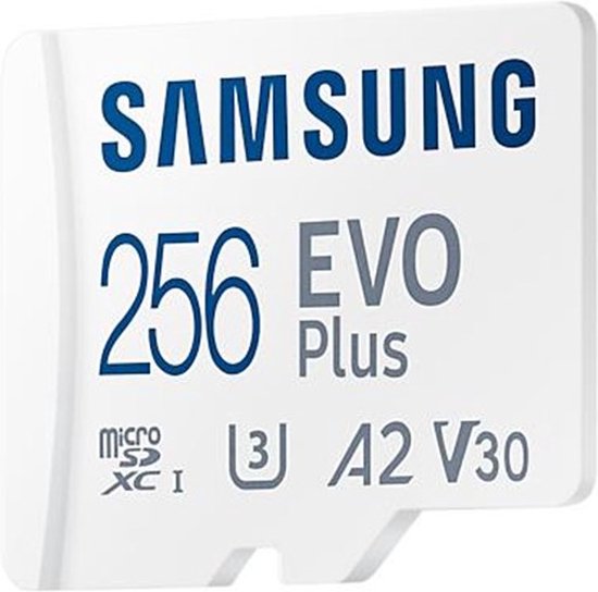 Samsung EVO Plus Micro SD Card with SD Adapter - 256GB - 130 MB/s

Samsung EVO Plus Micro SD Card 256GB