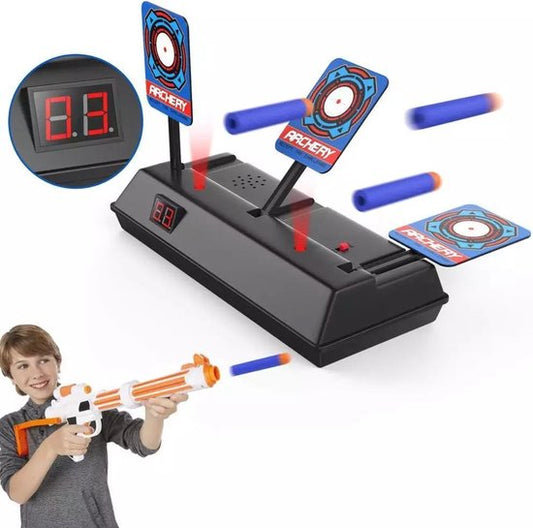 Ultimate Shooting Target with LCD Scoreboard - Perfect for Nerf Guns, Gel Blasters & Shooting Games