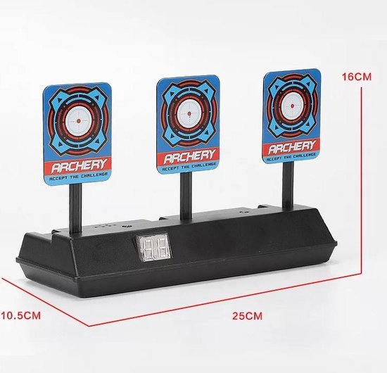 Ultimate Shooting Target with LCD Scoreboard - Perfect for Nerf Guns, Gel Blasters & Shooting Games