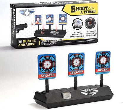 Ultimate Shooting Target with LCD Scoreboard - Perfect for Nerf Guns, Gel Blasters & Shooting Games